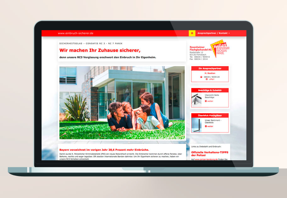 responsive webdesign sicherheitsglas